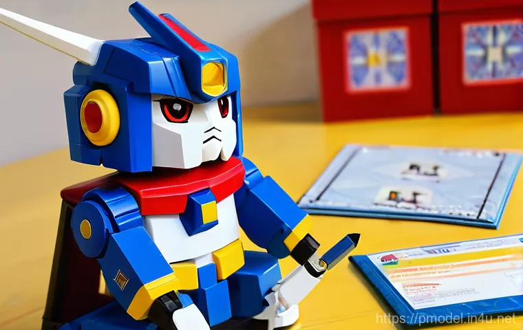 디자이너 컬렉션 프라모델 - **Prompt 1: A Joyful First Build**
"A cozy, well-lit desk scene featuring an adult, gender-neutr...